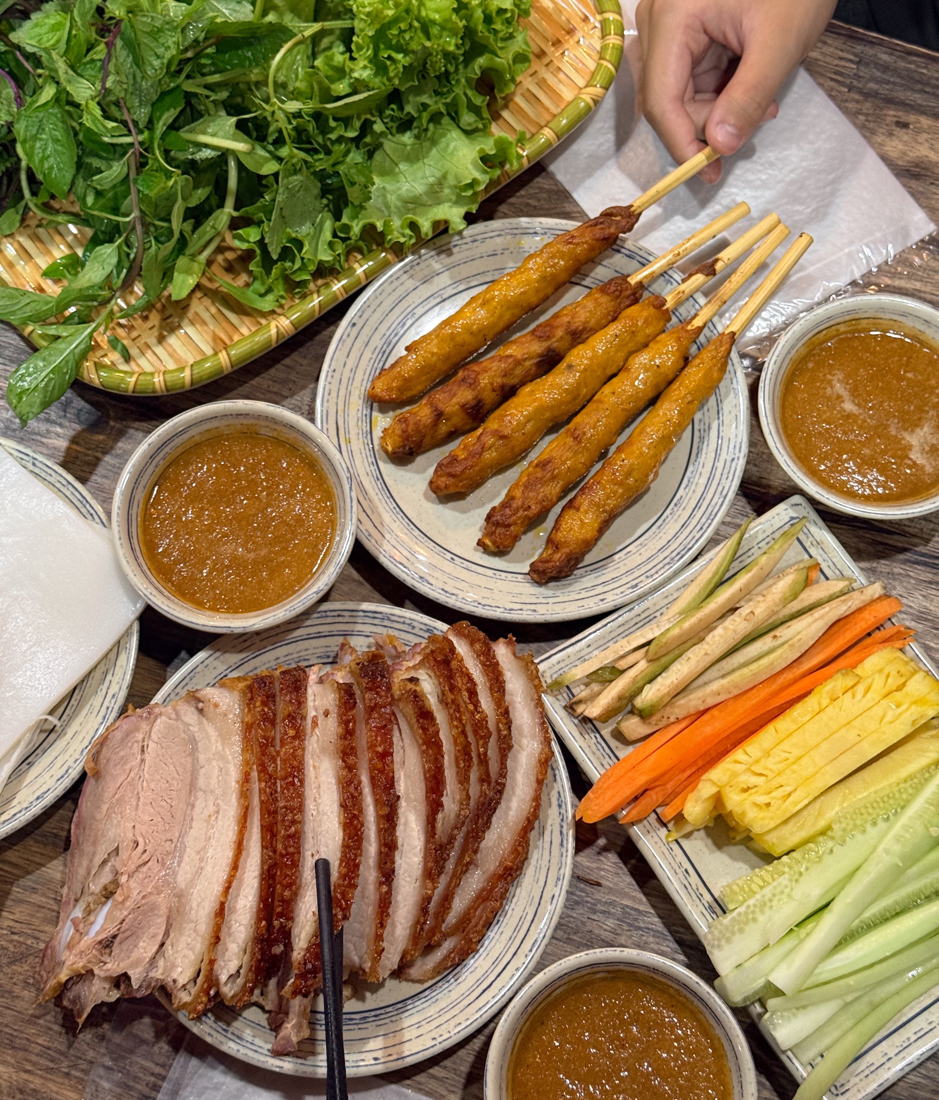 Bánh Tráng Cuốn Thịt Heo Phương Mai