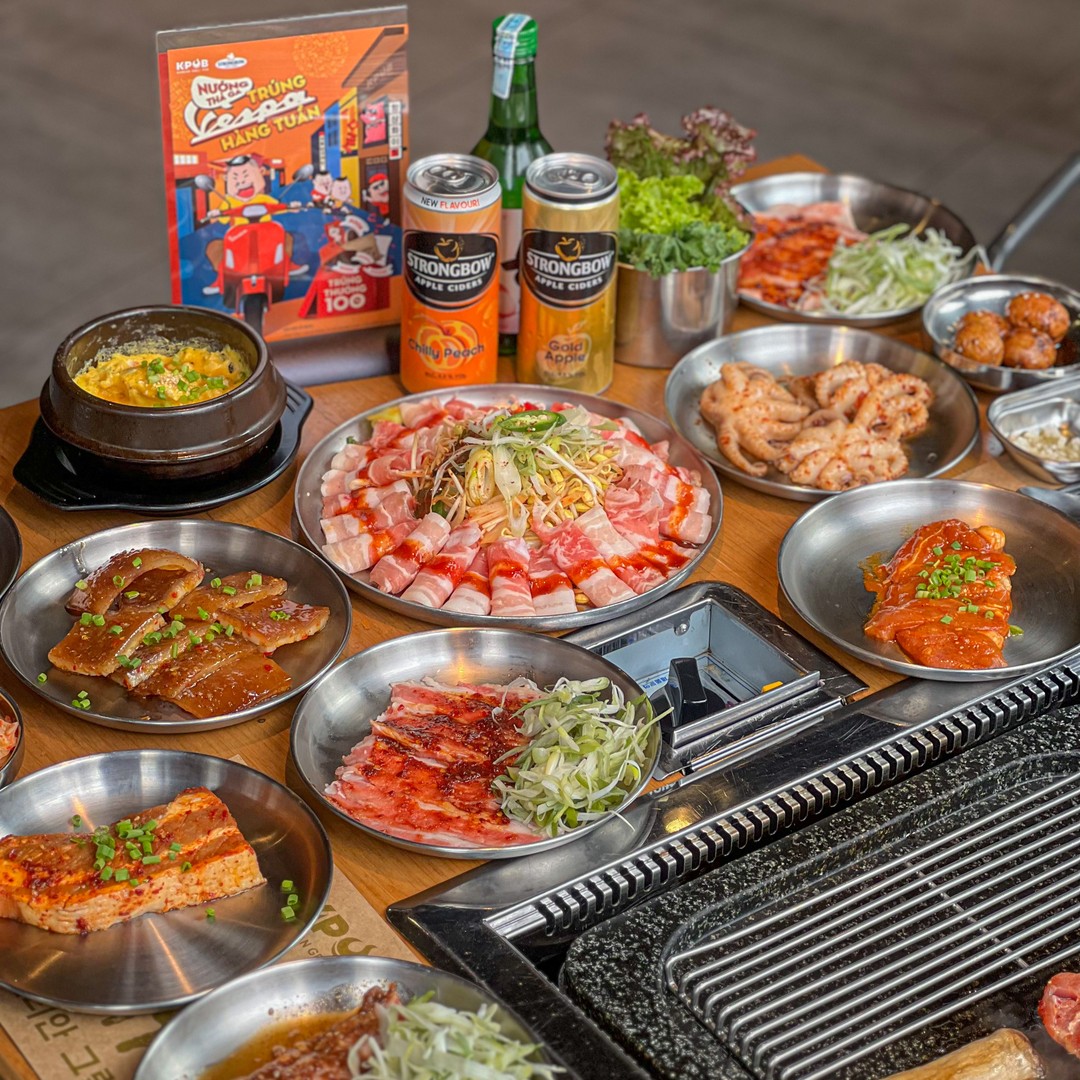 Buffet thịt nướng Hàn Quốc K-Pub Korean Grill Pub